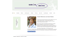 Desktop Screenshot of karin-meier.com